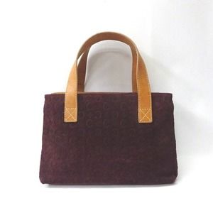Celine Mini Bag Handbag Macadam Bordeaux